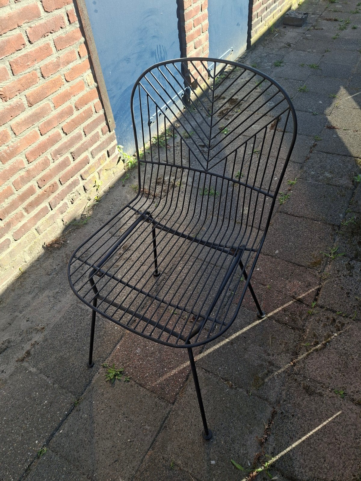 draadstoel, Ophalen, Gebruikt, Eén