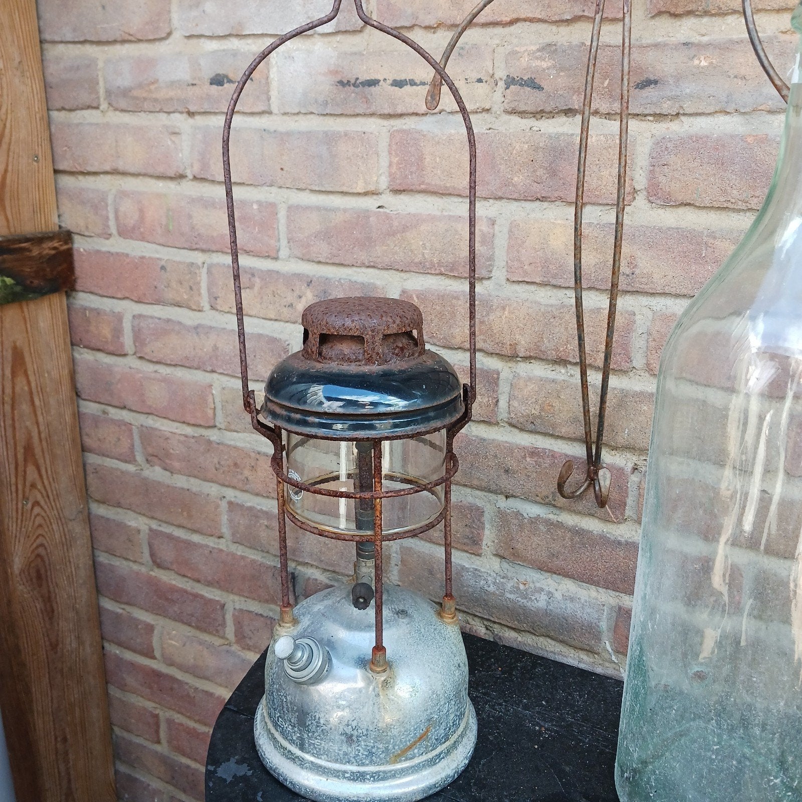 Antieke Tilley Pyrex olielamp - Vintage decoratie, Antiek en Kunst, Ophalen