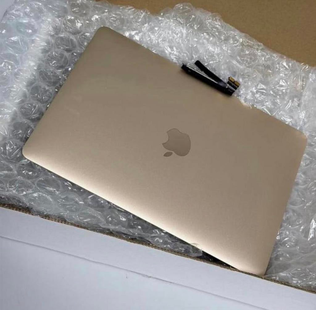 Macbook A1534 12” 2015 2016 2017 LCD Screen scherm goud Gold, Computers en Software, Monitoren, Ophalen of Verzenden, Zo goed als nieuw