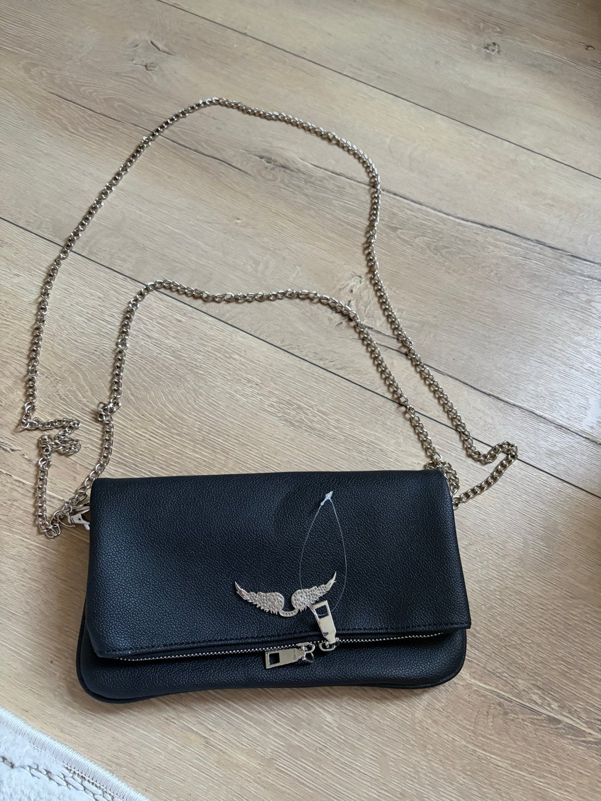 NEP! Zadig & Voltaire zwarte schoudertas met ketting, Ophalen of Verzenden, Nieuw, Zwart, Overige merken