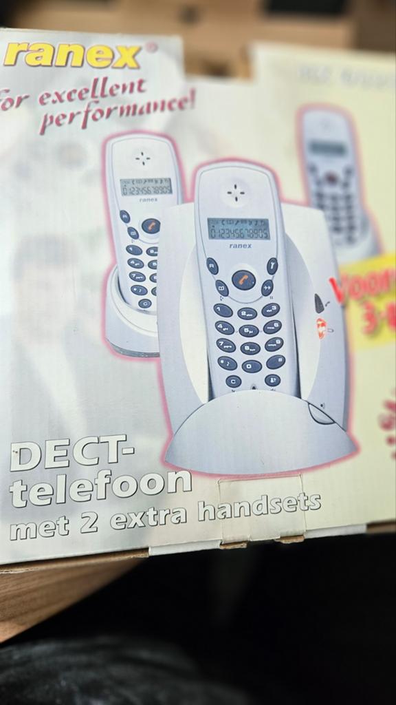 Ranex RX 6020 DECT-telefoon met 3 handsets, Ophalen of Verzenden, Gebruikt, 3 handsets