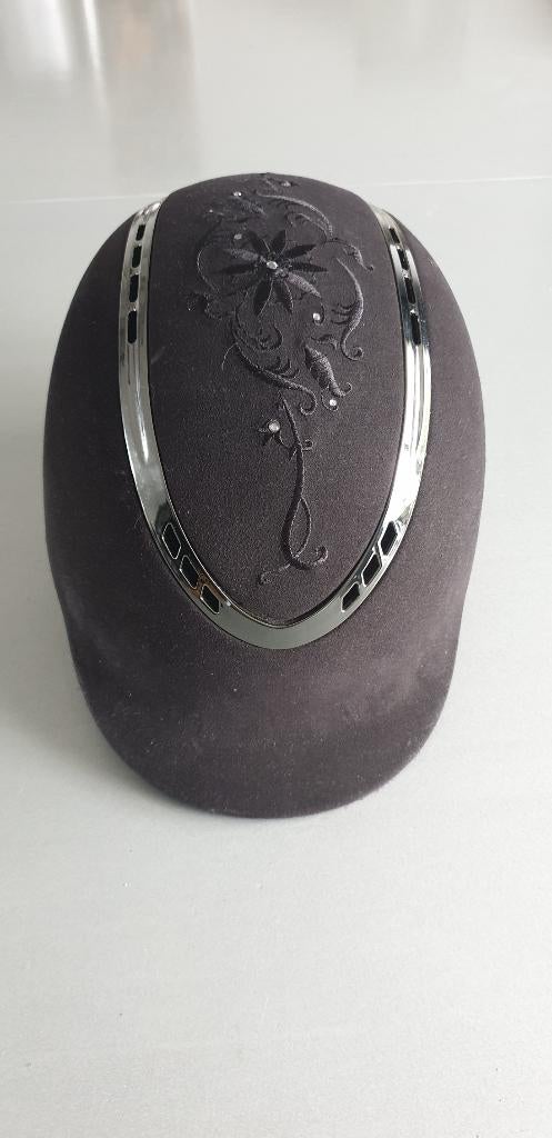 Kort gebruikte QHP cap, maat 55-56, Dieren en Toebehoren, Paardrijkleding, Gebruikt, Ophalen of Verzenden, Cap, Kinderen