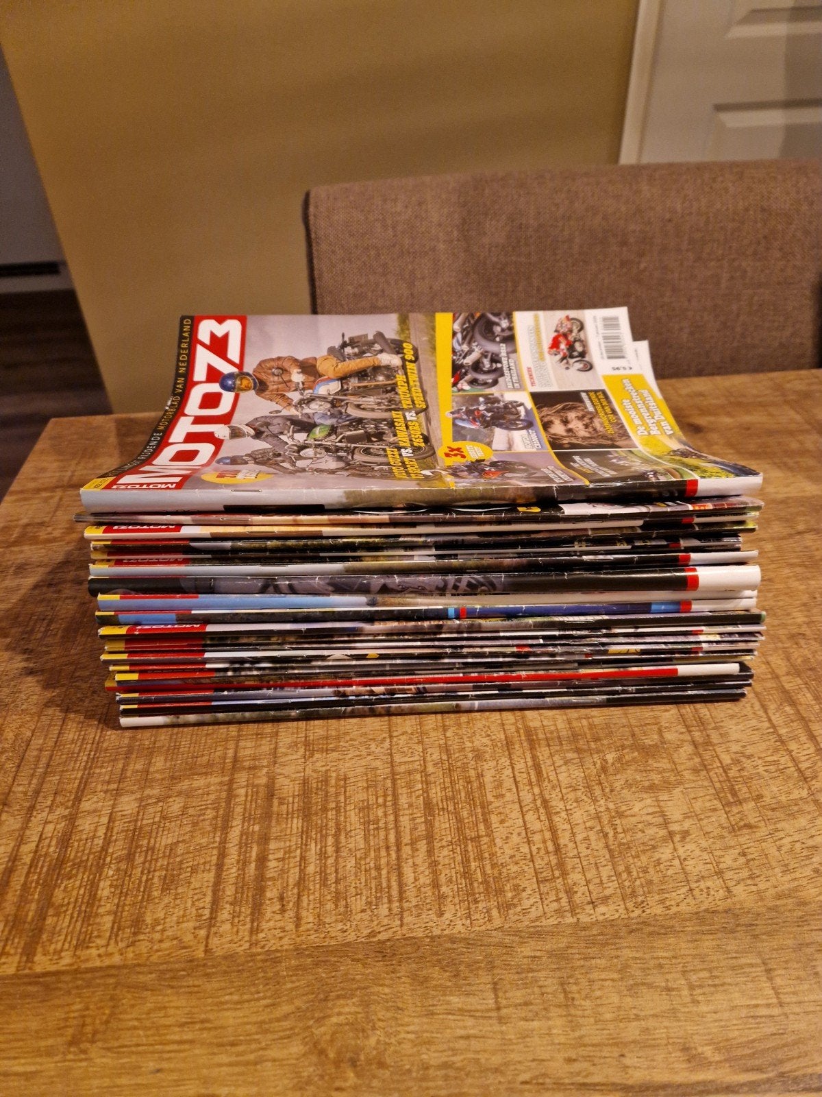 Moto73 complete jaargang 2025 22 magazines
In goede staat, e, Ophalen of Verzenden, Zo goed als nieuw, Sport en Vrije tijd