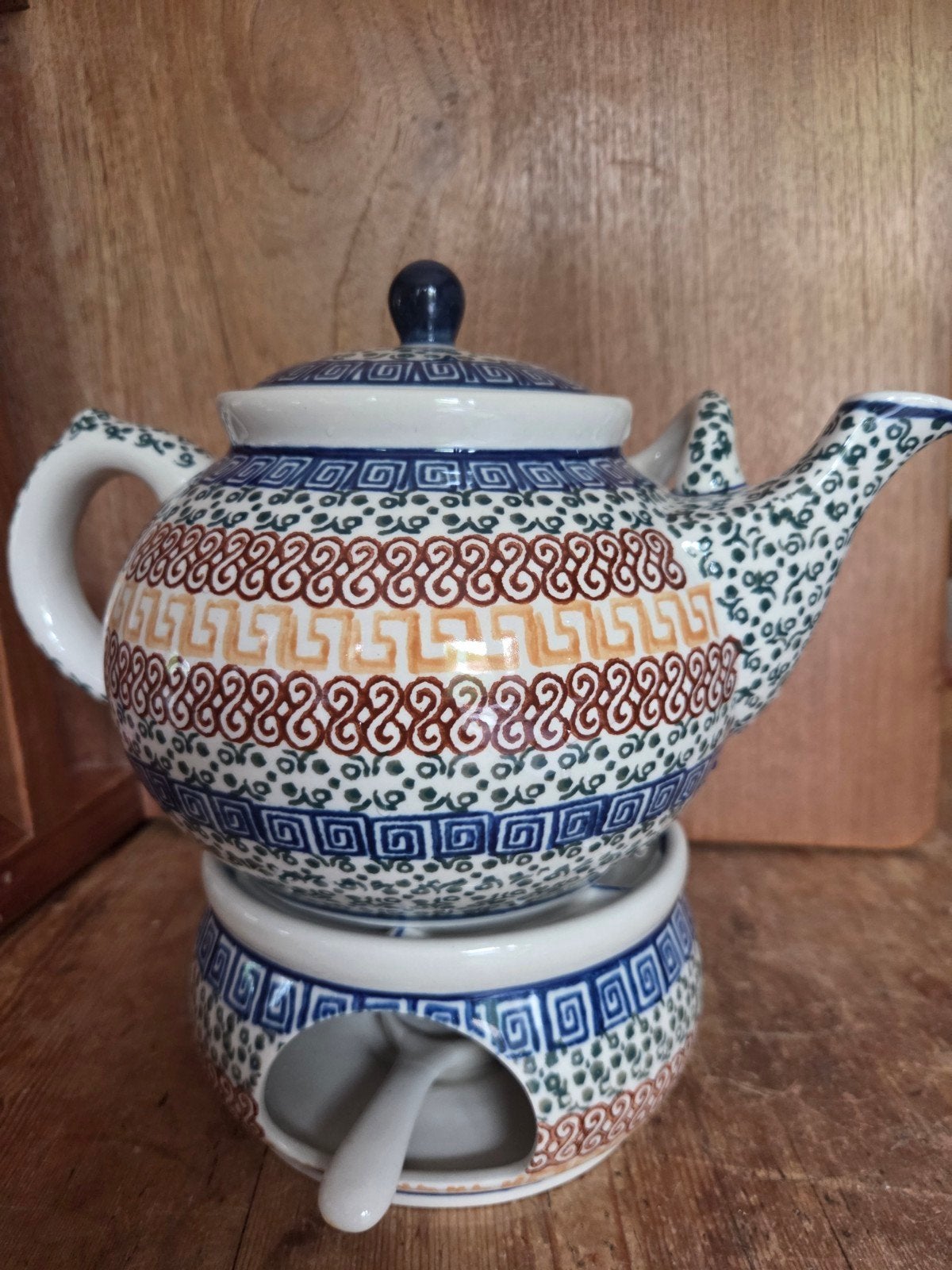 Bunzlau Castle theepot 2ltr met theestoof, Ophalen of Verzenden