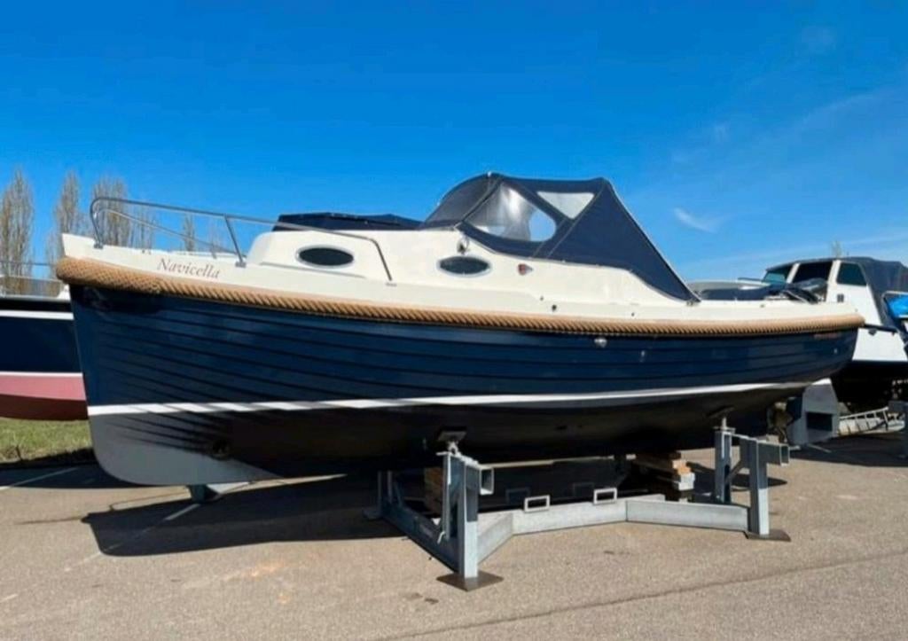 Interboat 25 Cabin, kajuitsloep voor meerdaagse tochten, Watersport en Boten, Gebruikt, Binnenboordmotor, Diesel, Sloep