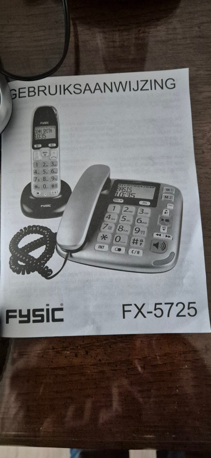 senioren telefoonset, Ophalen, Gebruikt, 1 handset