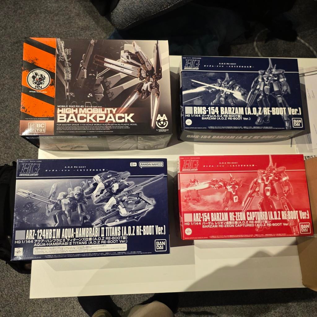 Premium Bandai Modelkits & Rage Nucleon Set, Hobby en Vrije tijd, Modelbouw | Auto's en Voertuigen, Nieuw, Overige typen, 1:50 of kleiner