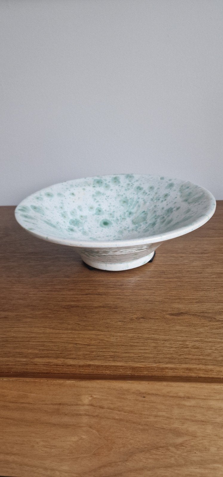 Schaal Flora Gouda doorsnede 25cm heel gaaf mooie kleur, Antiek en Kunst, Ophalen