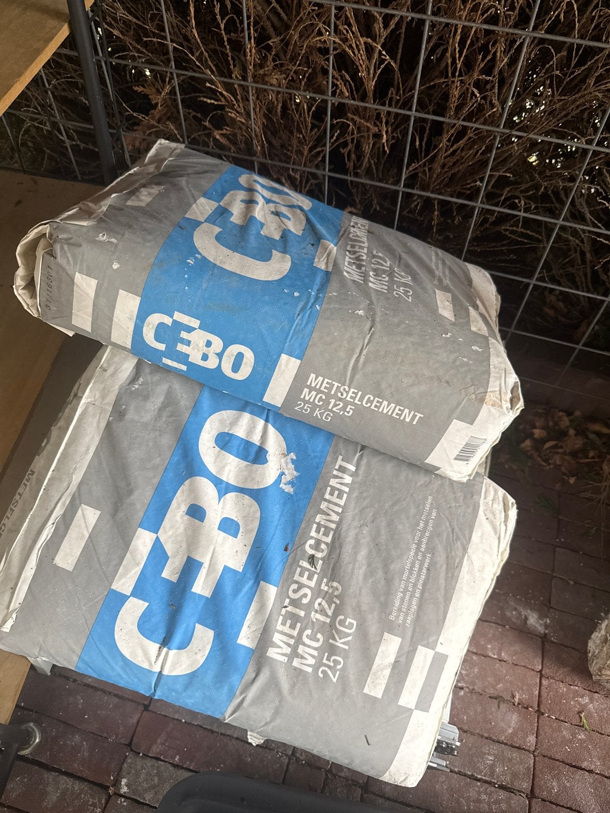 Cebo Metselcement MC 12,5 - 25 KG zakken, Ophalen of Verzenden, Nieuw, Overige typen