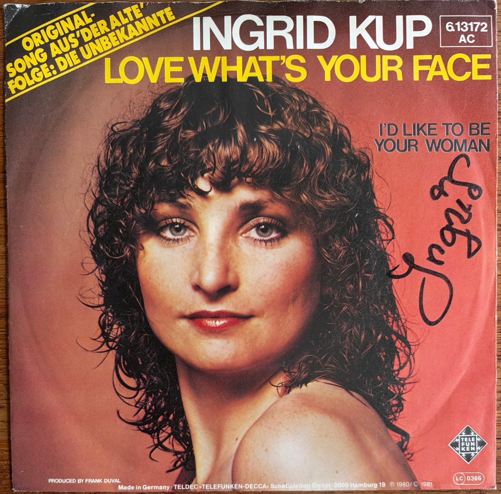 Nederpop single Ingrid Kup GESIGNEERD!, Ophalen of Verzenden, Zo goed als nieuw, Pop