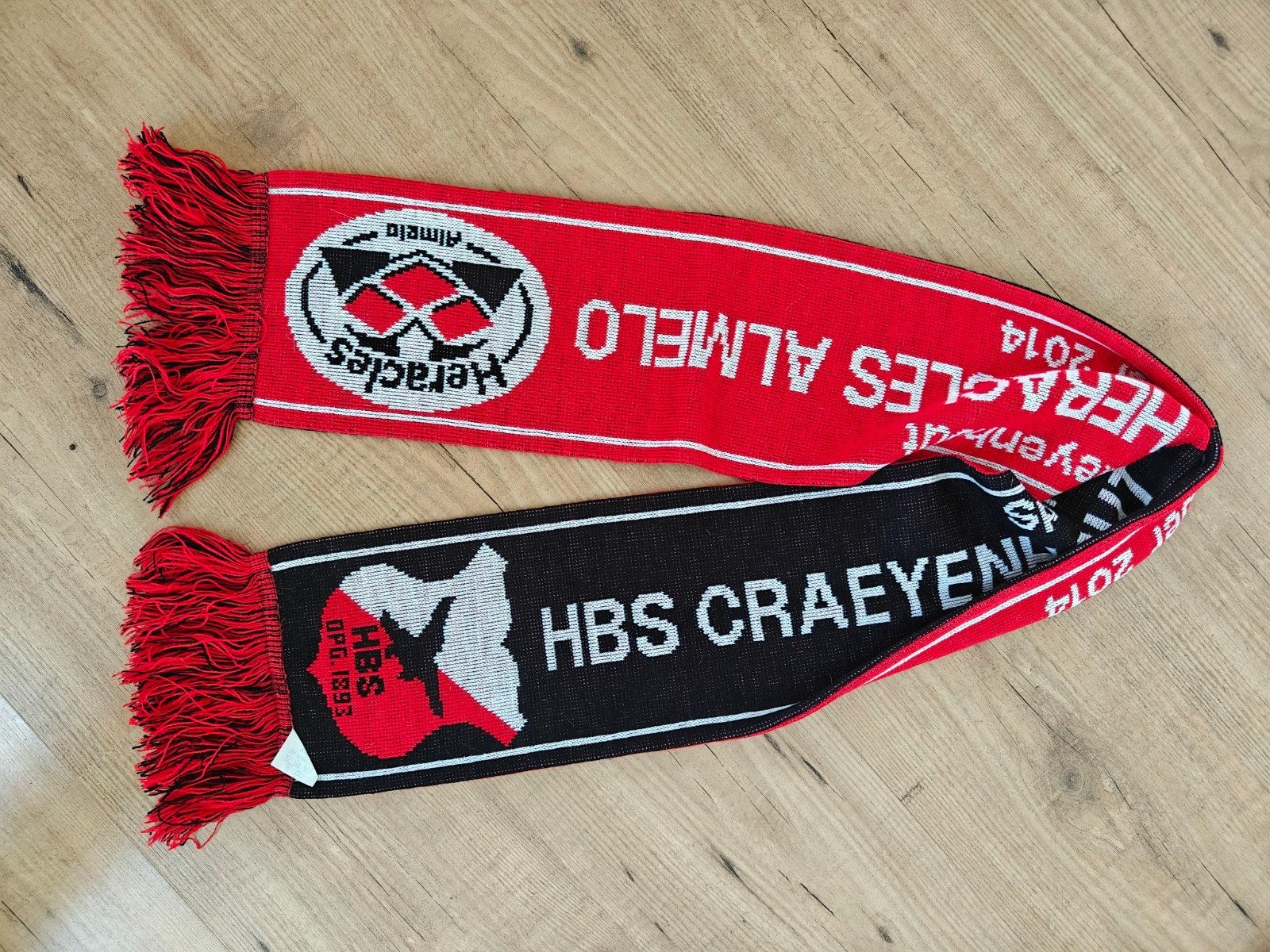 HBS Craeyenhout - Heracles Almelo sjaal, Sport en Fitness, Ophalen of Verzenden, Zo goed als nieuw, Clubaccessoires