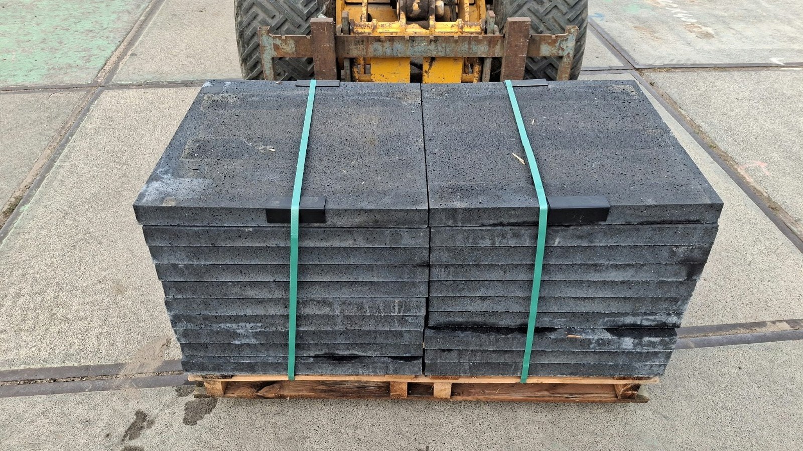 Oud-Hollandse betontegels 60x60x5 cm carbon t, Tuin en Terras, Tegels en Klinkers, Ophalen, Nieuw, 10 m² of meer, Beton