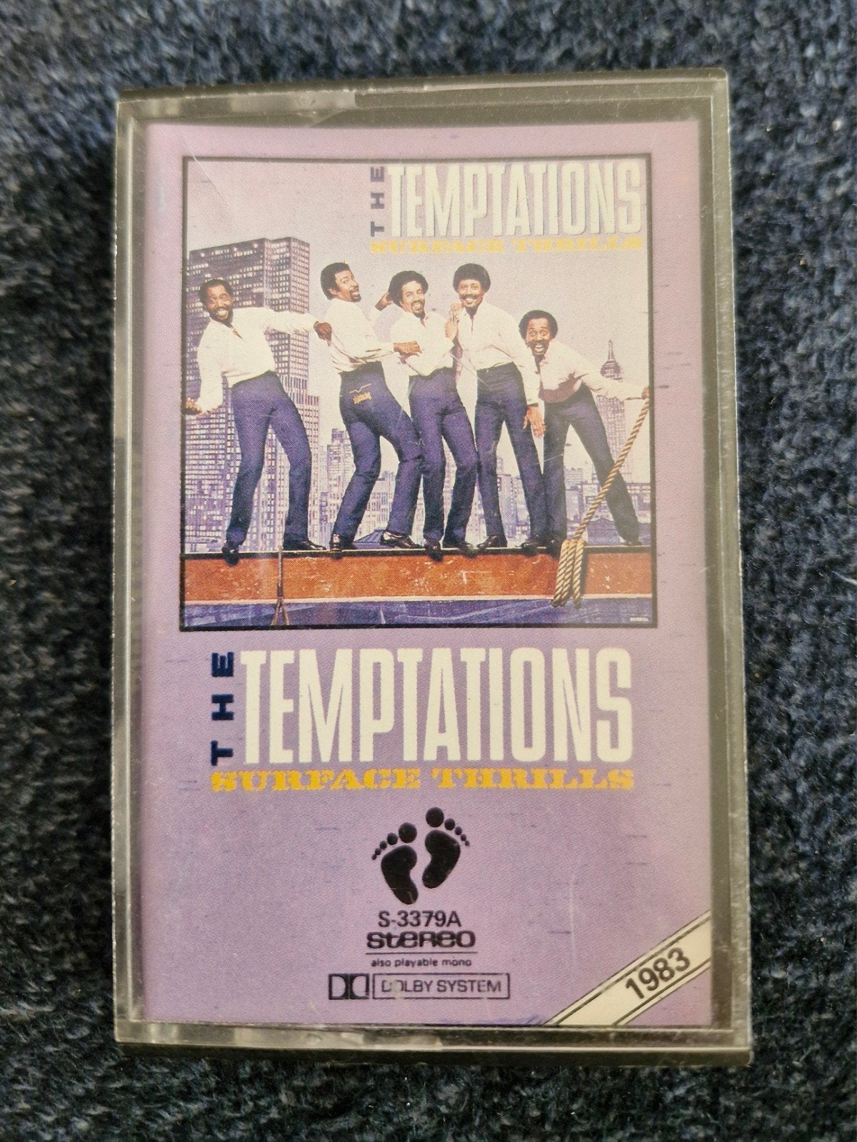 The Temptations - Surface Thrills cassettebandje (1983), Gebruikt, 1 bandje, Ophalen of Verzenden, Voorbespeeld