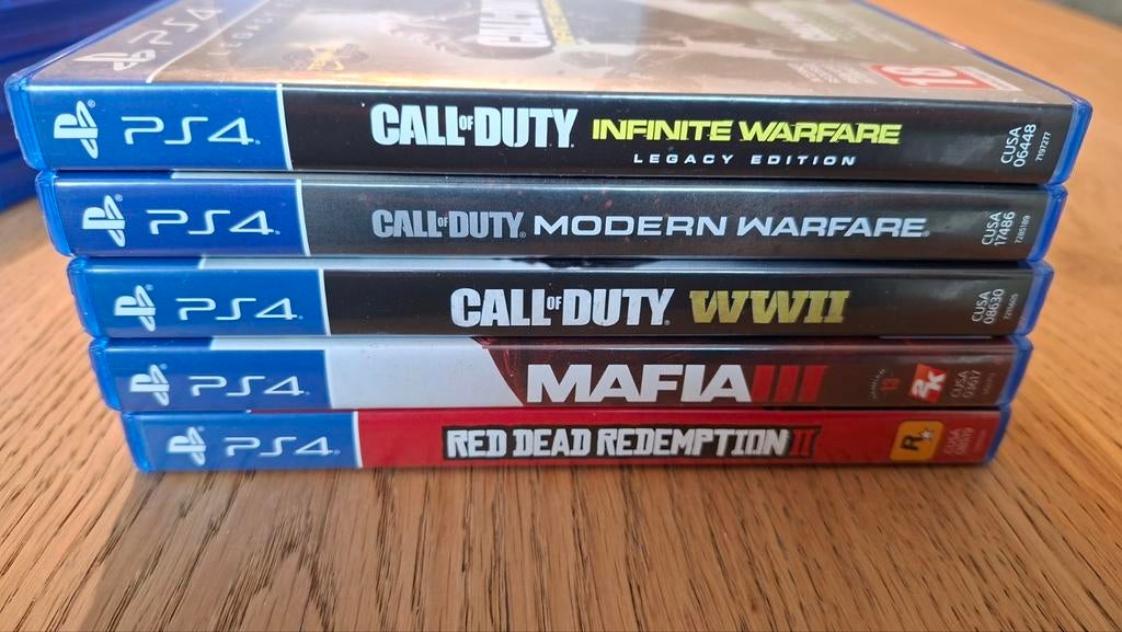 PS4 Games: Red Dead Redemption 2, Mafia III, Call of Duty, Avontuur en Actie, Vanaf 18 jaar, 1 speler, Ophalen of Verzenden