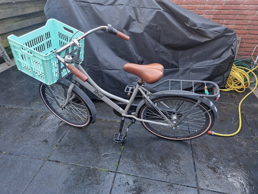 Meisjes fiets, Ophalen, Gebruikt, Terugtraprem, 16 inch