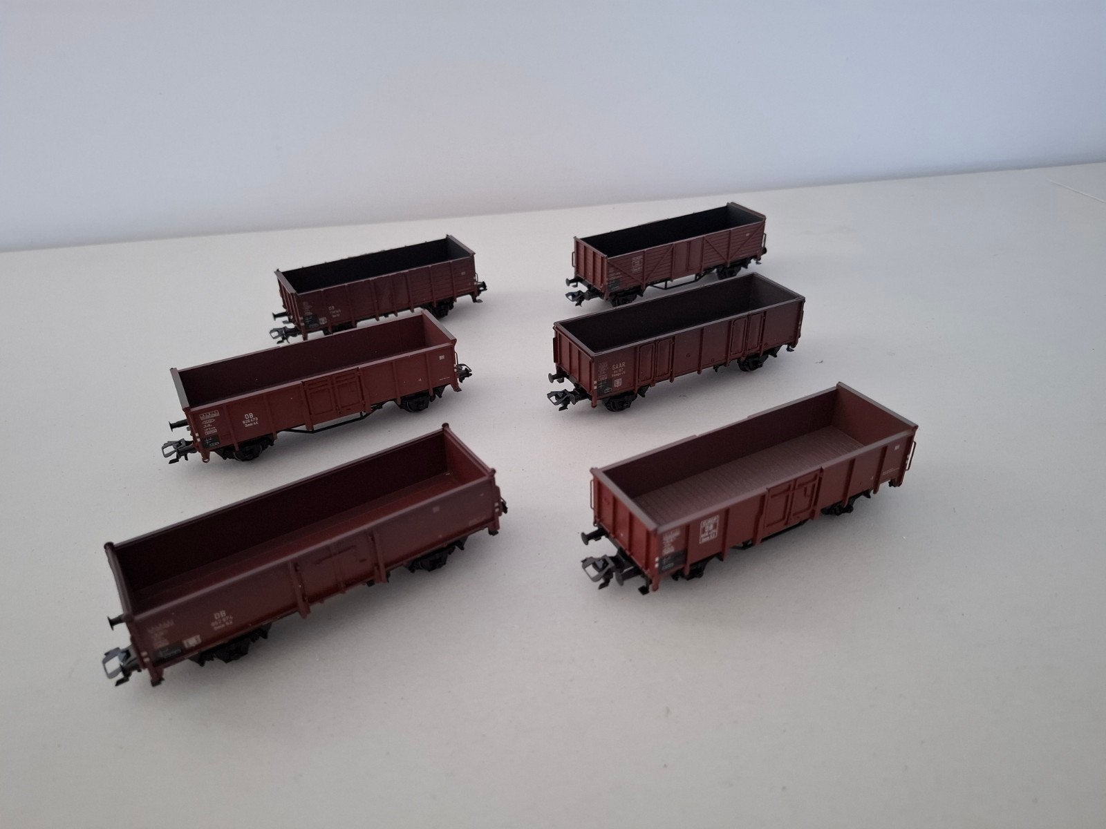 Marklin H0 46021 Wagonset De jonge 6 hoge boordwagens DB, Wisselstroom, Treinset, Ophalen of Verzenden, Zo goed als nieuw