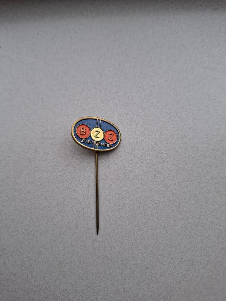 Vintage speldje pin prikker steekspeld BZZ Zoetermeer, Verzamelen, Ophalen of Verzenden