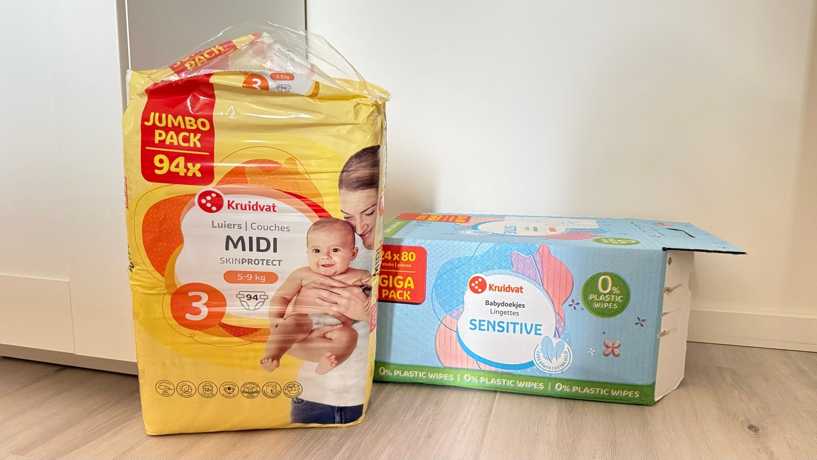 Kruidvat Luiers Maat 3 & Plasticvrije Billendoekjes, Ophalen, Gebruikt