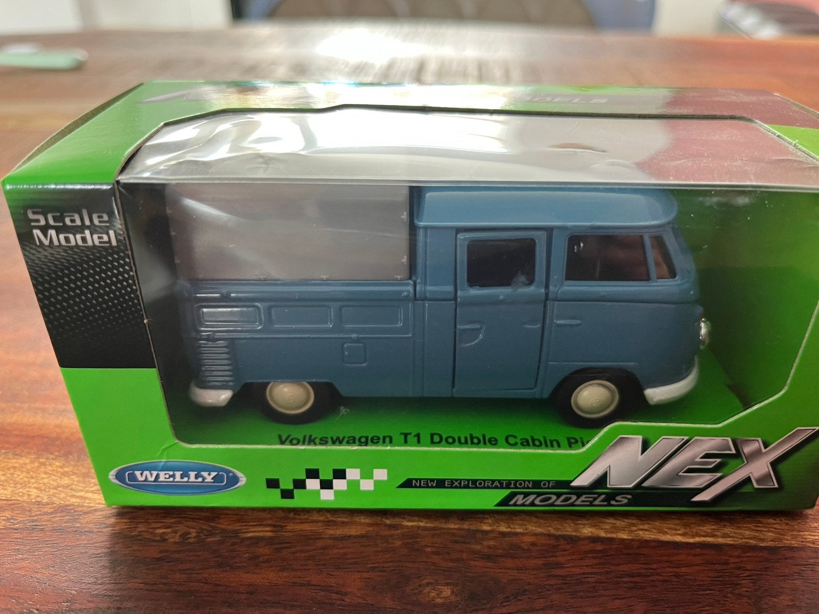 Welly NEX Volkswagen T1 Double Cabin Pick Up schaalmodel, Overige merken, Auto, 1:32 tot 1:50, Nieuw