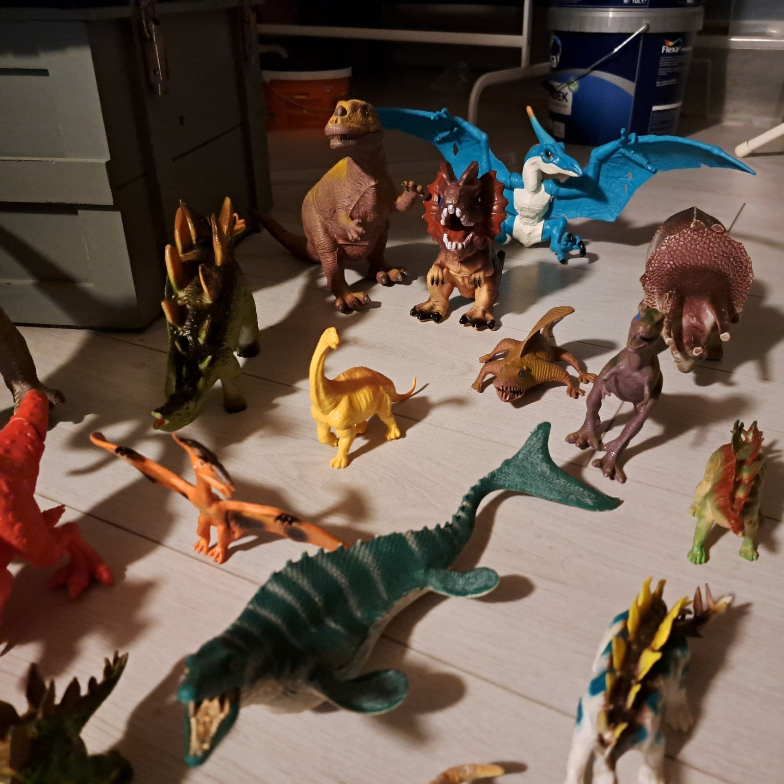 Grote collectie dinosaurussen (Schleich, Mattel), Ophalen, Gebruikt, Jongen of Meisje