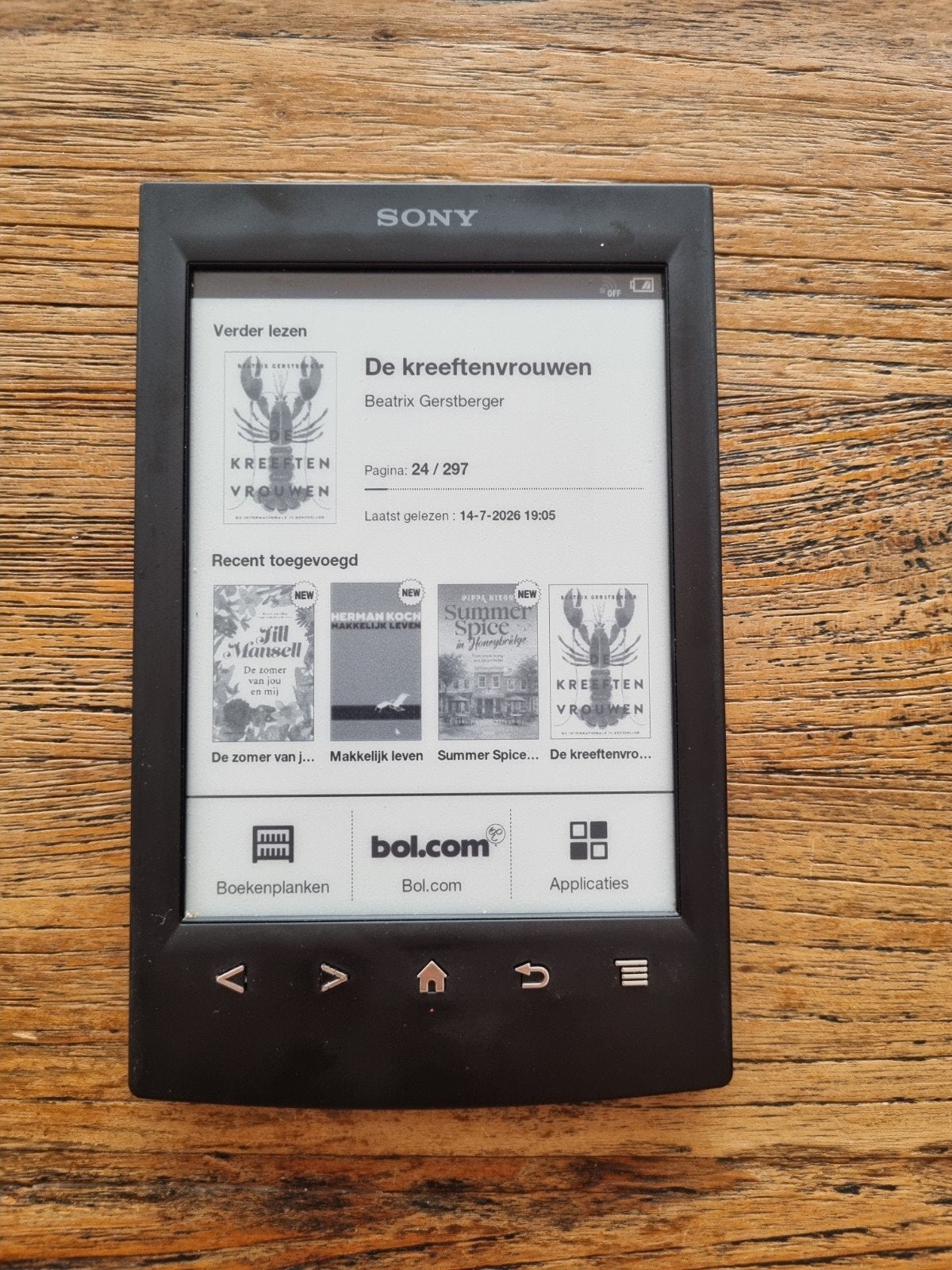 Nette Sony PRS-T2 E-reader – Compact, Lichtgewicht & Comfort, Ophalen, 4 GB of minder, Touchscreen, 6 inch of minder