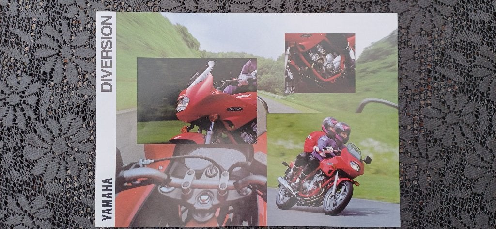 Originele folder Yamaha 600 Diversion 1992-1997, Ophalen of Verzenden, Yamaha