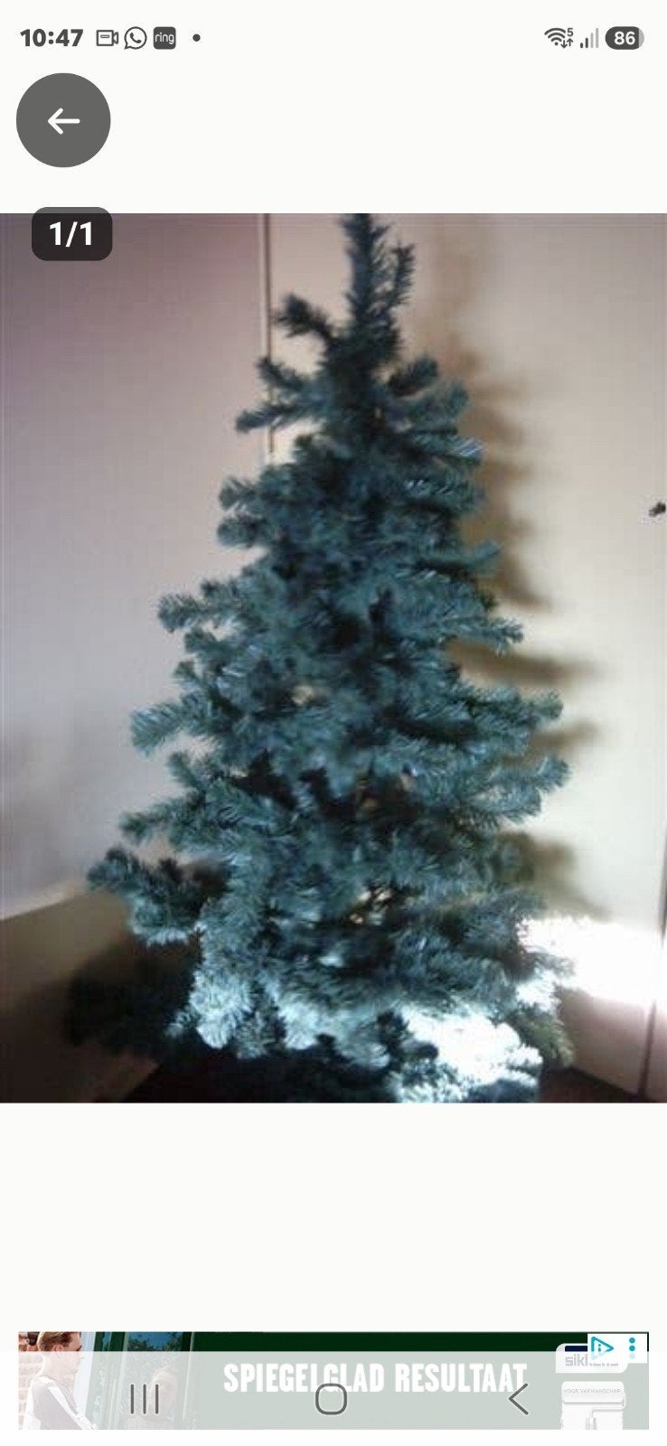 gezocht kunstkerstboom, Diversen, Kerst, Ophalen, Gebruikt
