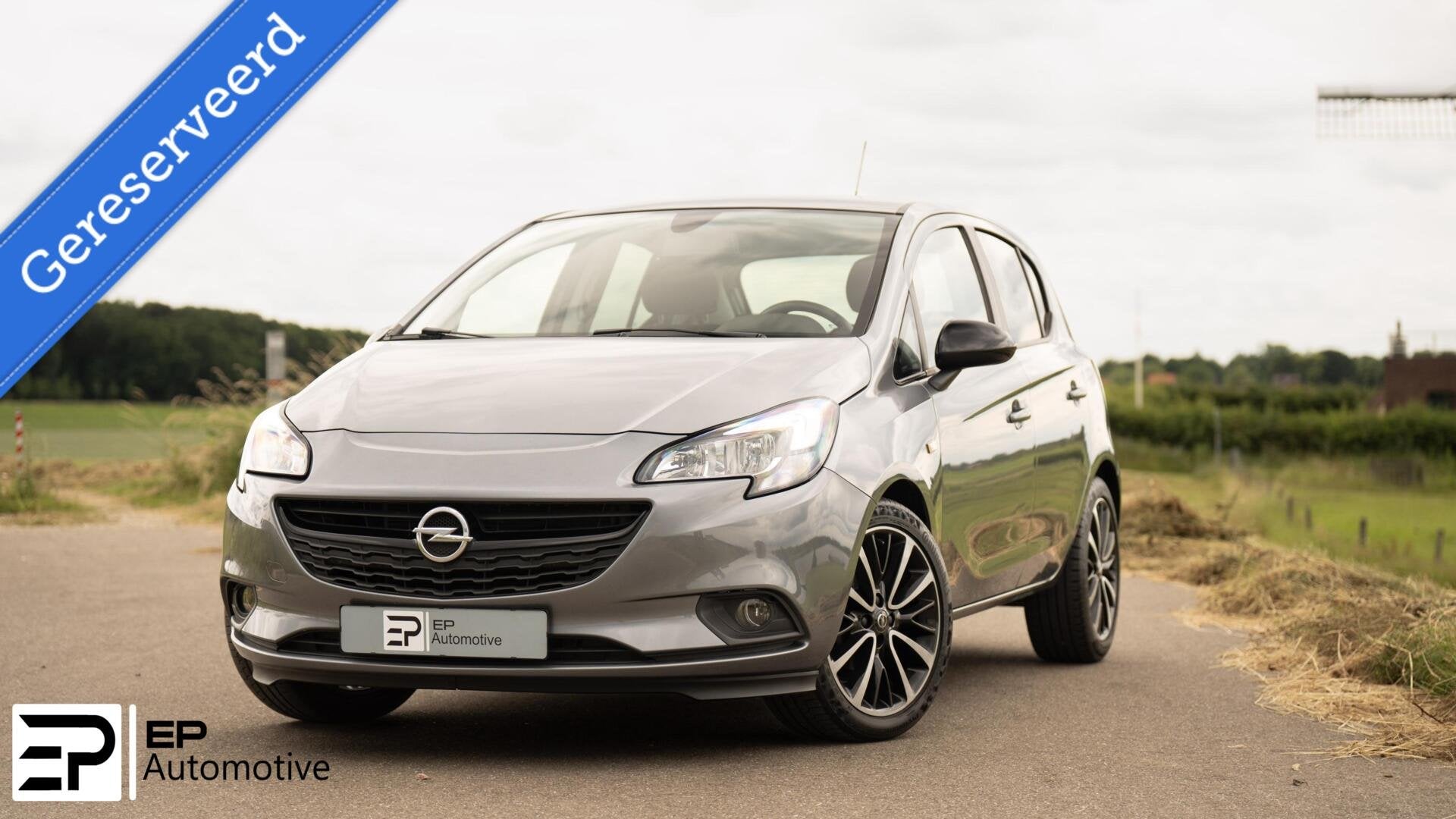 Opel Corsa 1.4|Camera|Carplay|Cruise|Camera|SportInterieur|, Voorwielaandrijving, Stof, Gebruikt, Zwart