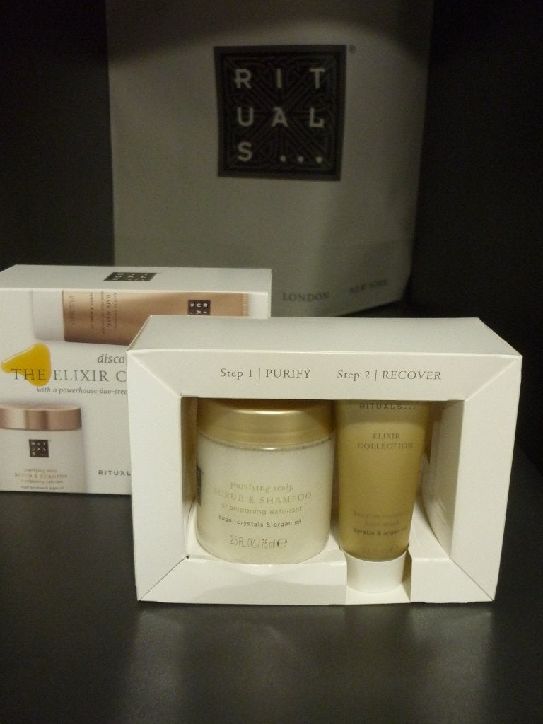 Rituals hairset Elixir Hair Mask, scrub, shampoo, haar, Ophalen of Verzenden, Nieuw, Shampoo of Conditioner