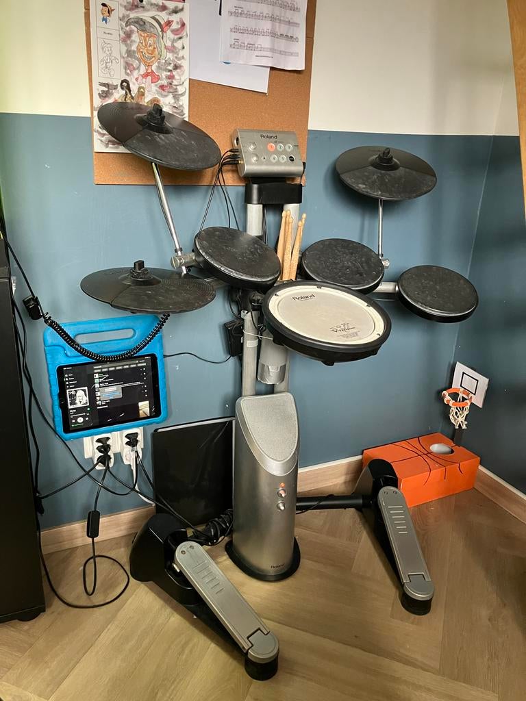 Roland Elektronisch Drumstel HD1 V drum, Muziek en Instrumenten, Drumstellen en Slagwerk, Ophalen, Gebruikt, Roland, Elektronisch
