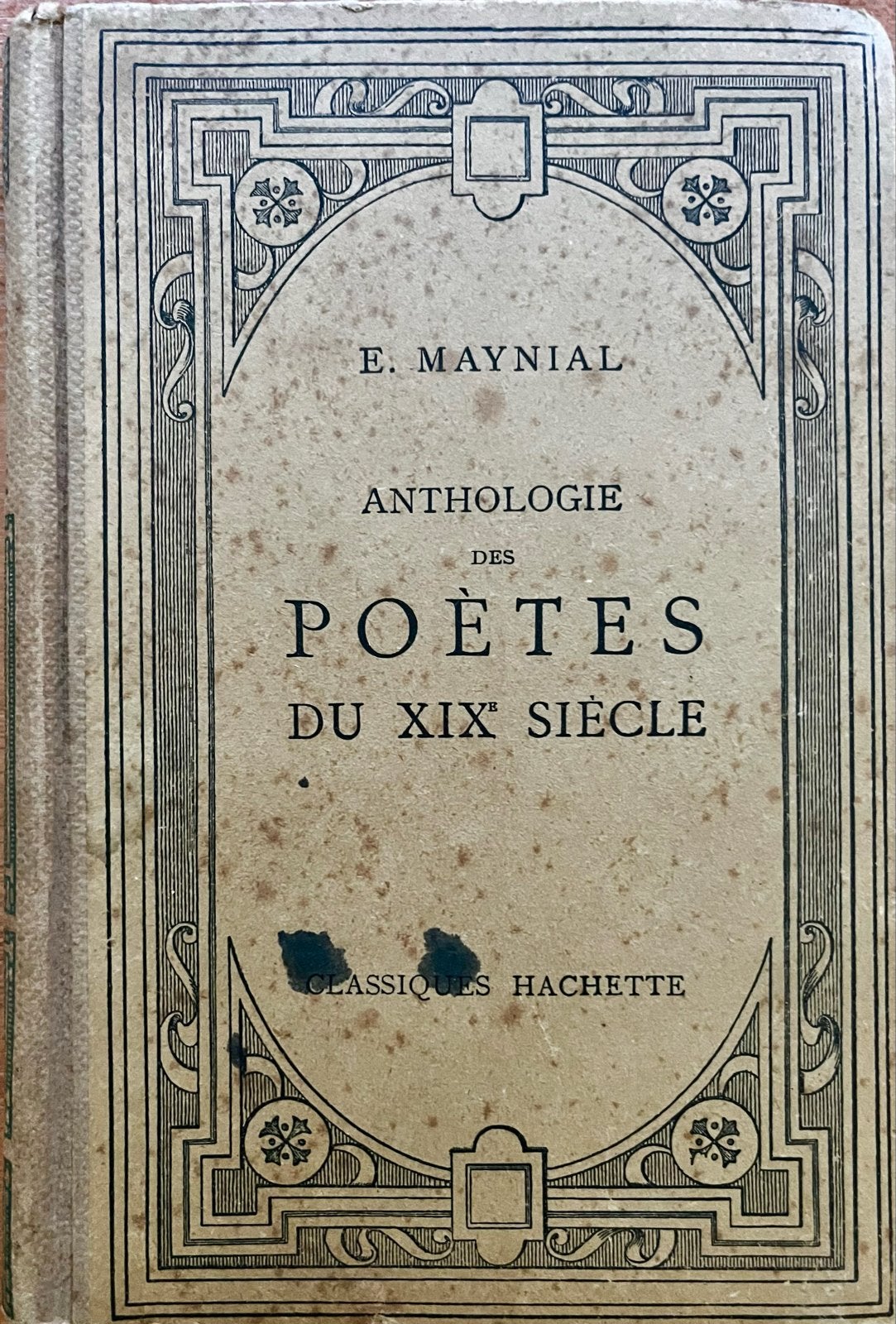 Anthologie des Poètes du XIXe Siècle - E. Maynial, Boeken, Ophalen of Verzenden, Gelezen, Europa overig