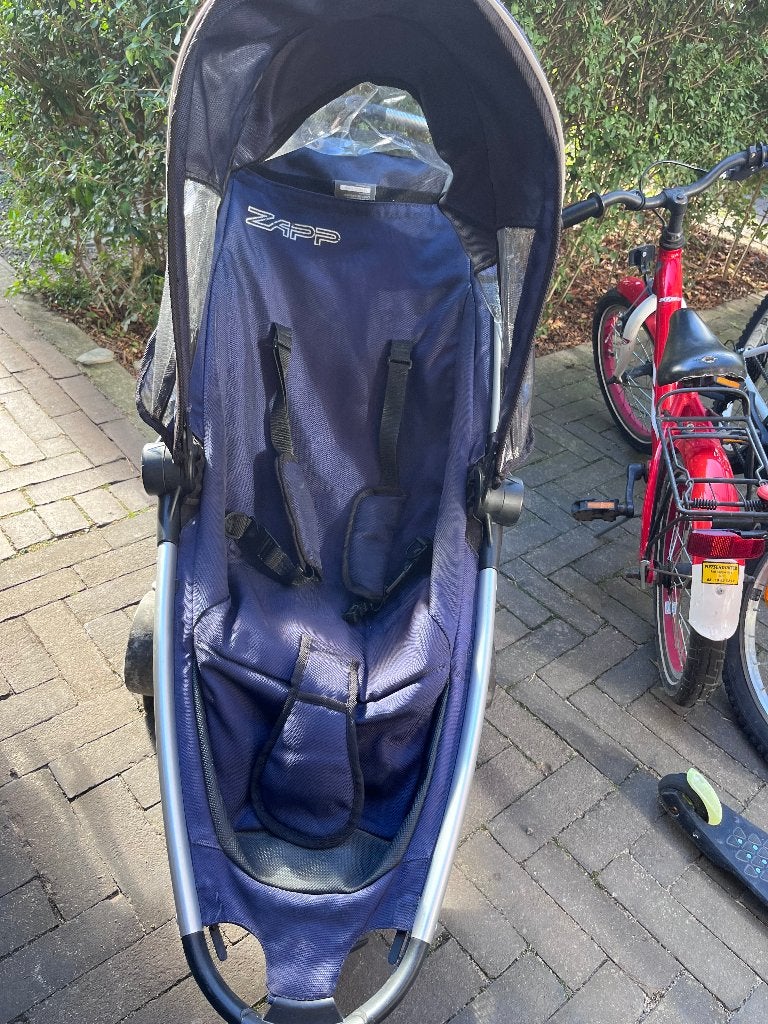 Quincy Zapp kinderwagen blauw in draagtas, Ophalen of Verzenden, Gebruikt, Kinderwagen, Quinny