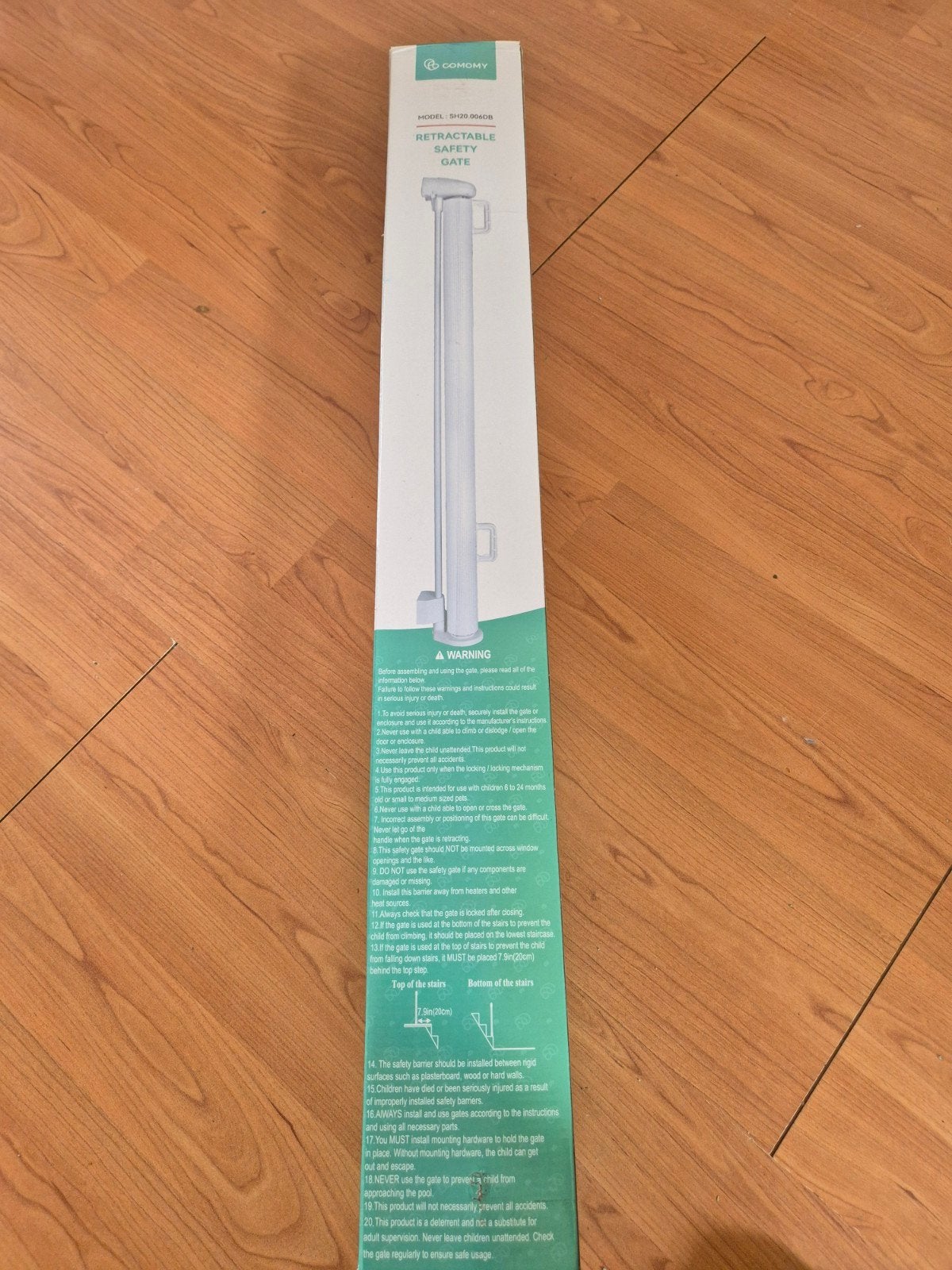 Comomy Oprolbaar Veiligheidshekje - Nieuw in doos, Overige materialen, Nieuw, Oprolhekje, Ophalen of Verzenden