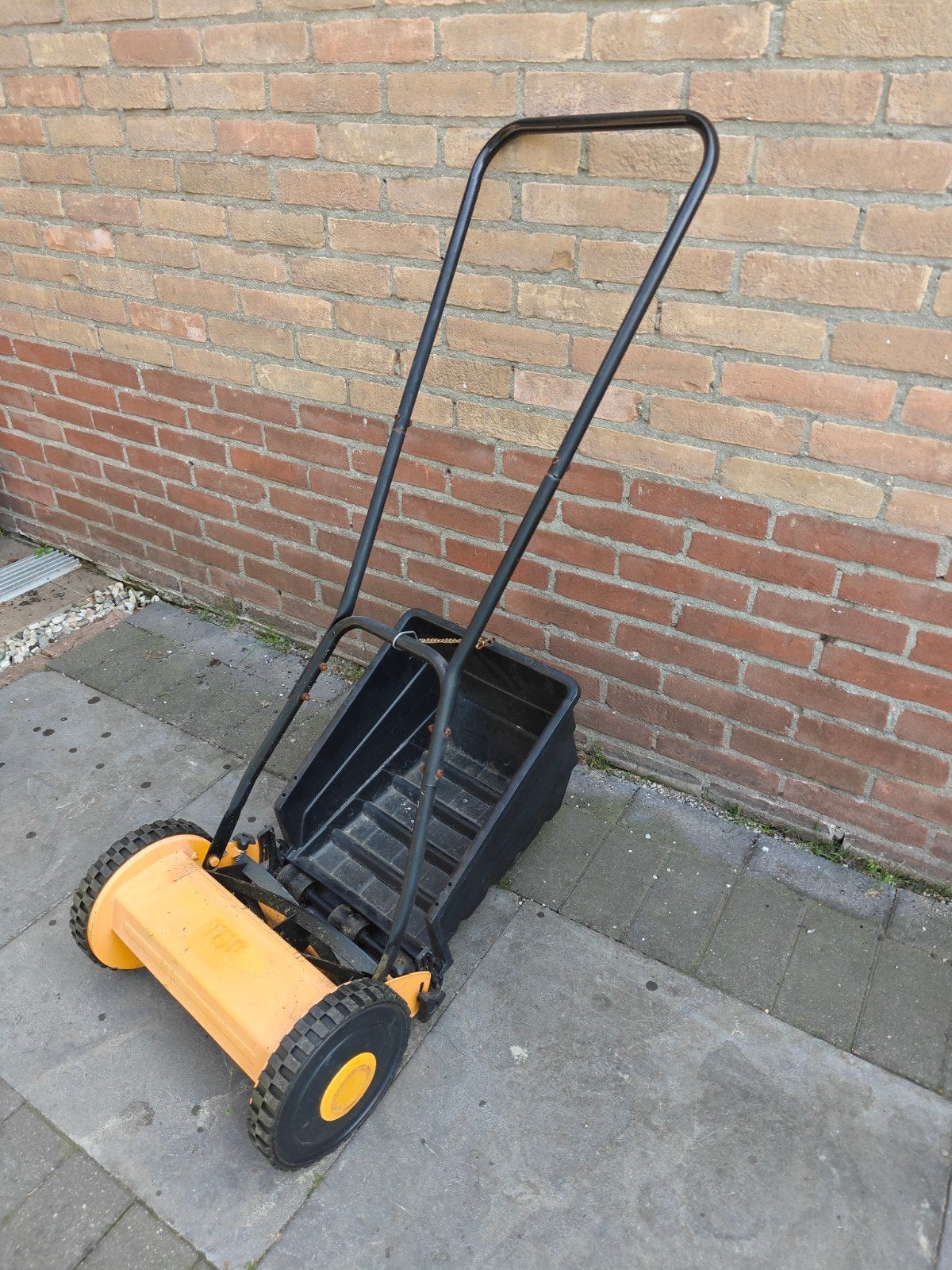 Kooimaaier 30cm breed met opvangbak, Tuin en Terras, Grasmaaiers, Ophalen, Gebruikt, Handgrasmaaier, Opvangbak
