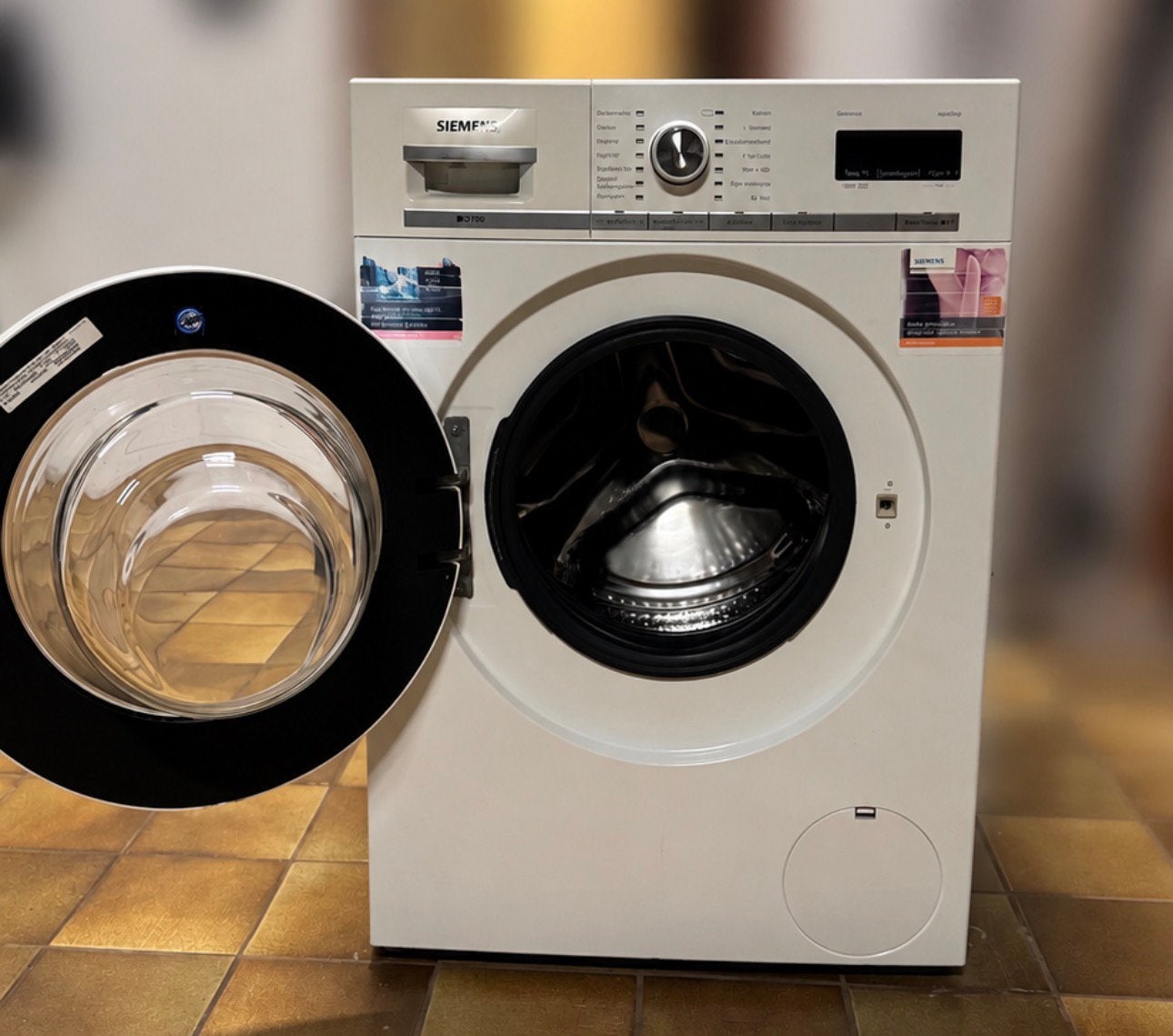Siemens iQ700 Wasmachine, Witgoed en Apparatuur, 1200 tot 1600 toeren, Gebruikt, 8 tot 10 kg, Ophalen of Verzenden