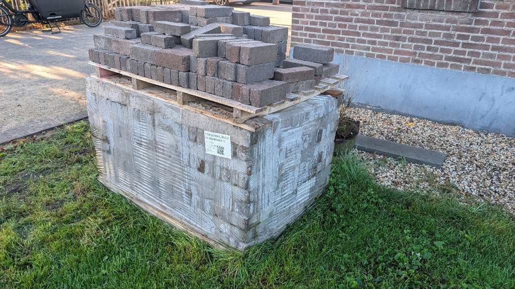 EXCLUTON Straatsteen getrommeld montecassino 20 x 5 x 7 cm, Ophalen, Klinkers, Nieuw, 5 tot 10 m²