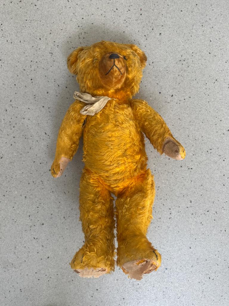 Mag weg voor 5€ Vintage Teddybeer 50 cm, Verzamelen, Ophalen, Gebruikt, Stoffen beer, Overige merken