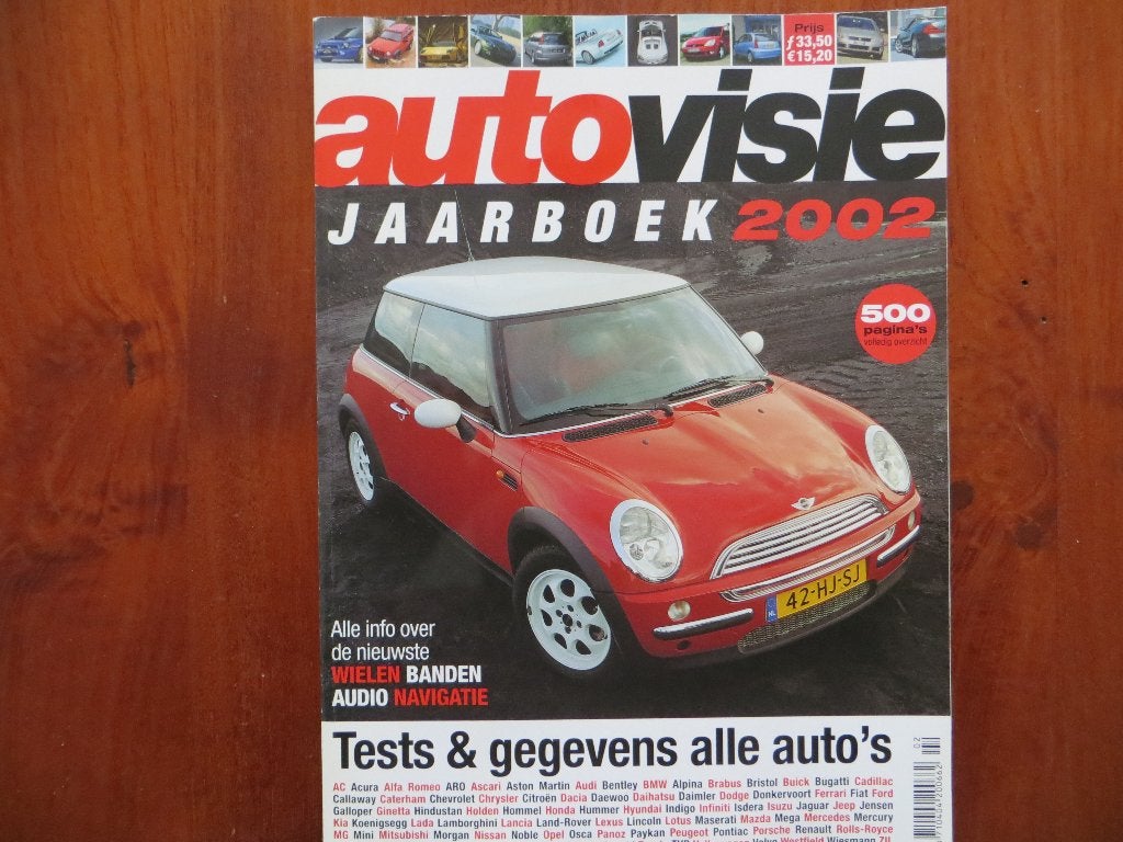 Autovisie Jaarboek 2002, Ophalen of Verzenden, Nieuw, Algemeen