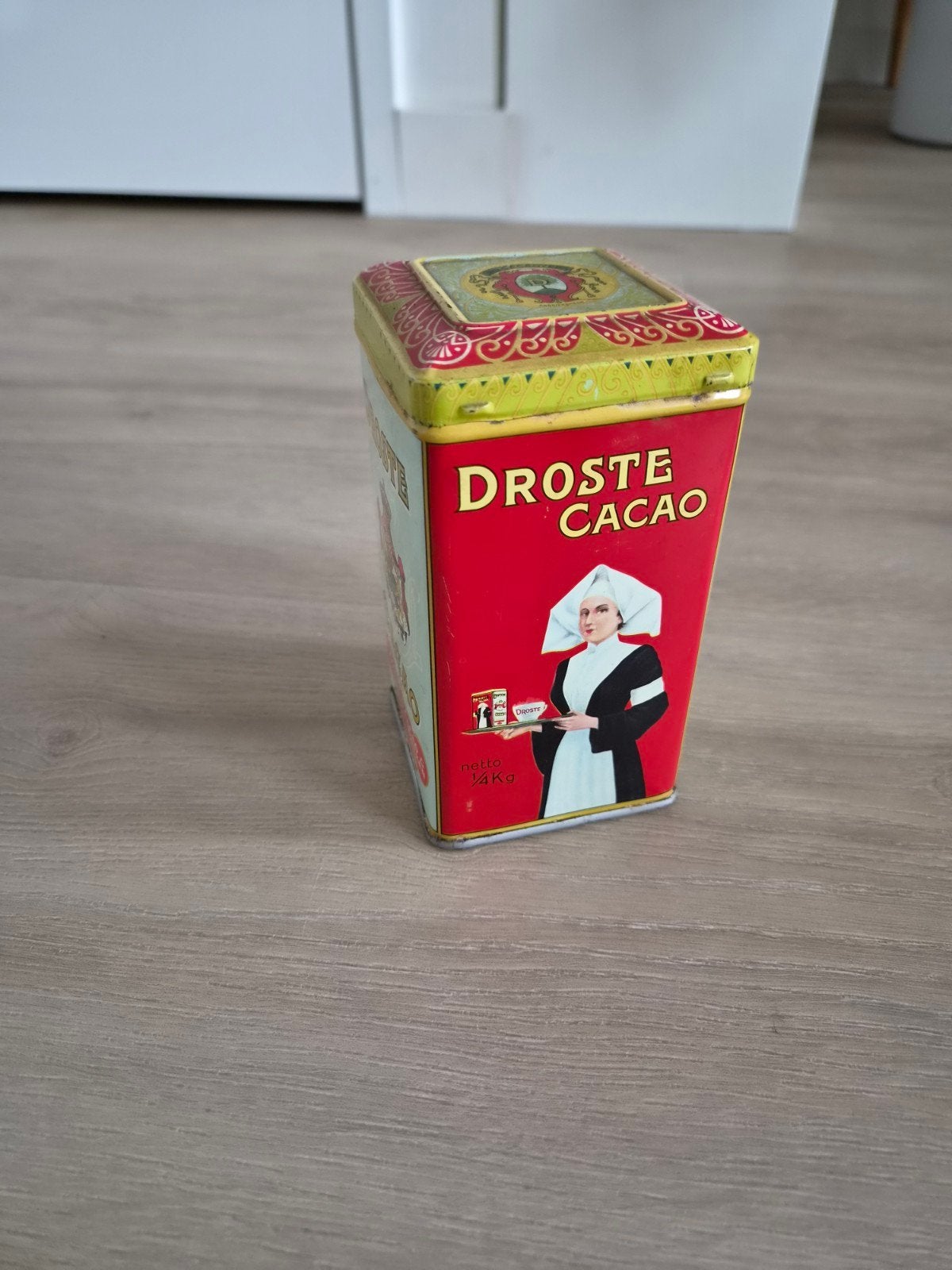 Vintage Droste Cacao blikje, Ophalen of Verzenden, Gebruikt, Overige, Droste