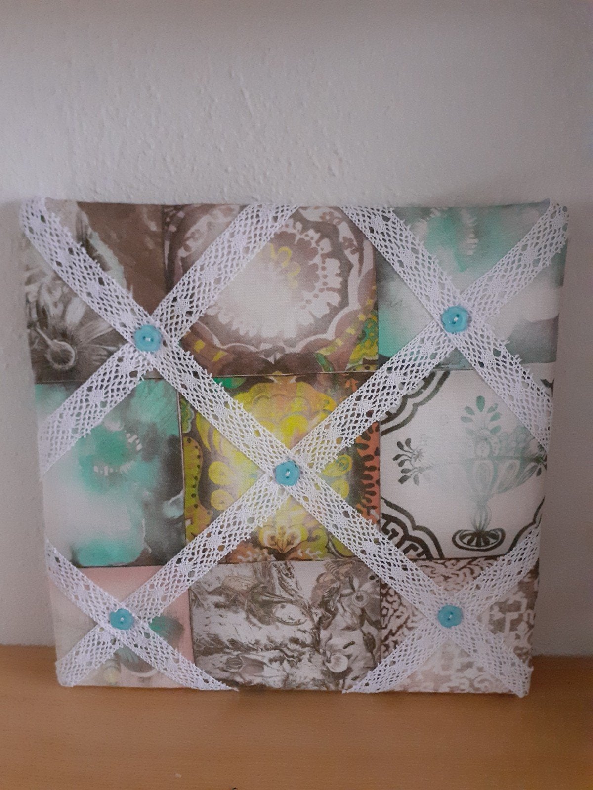 nieuw handgemaakt haarspeldjes bord, Ophalen of Verzenden, Nieuw, Overige merken, Wanddecoratie