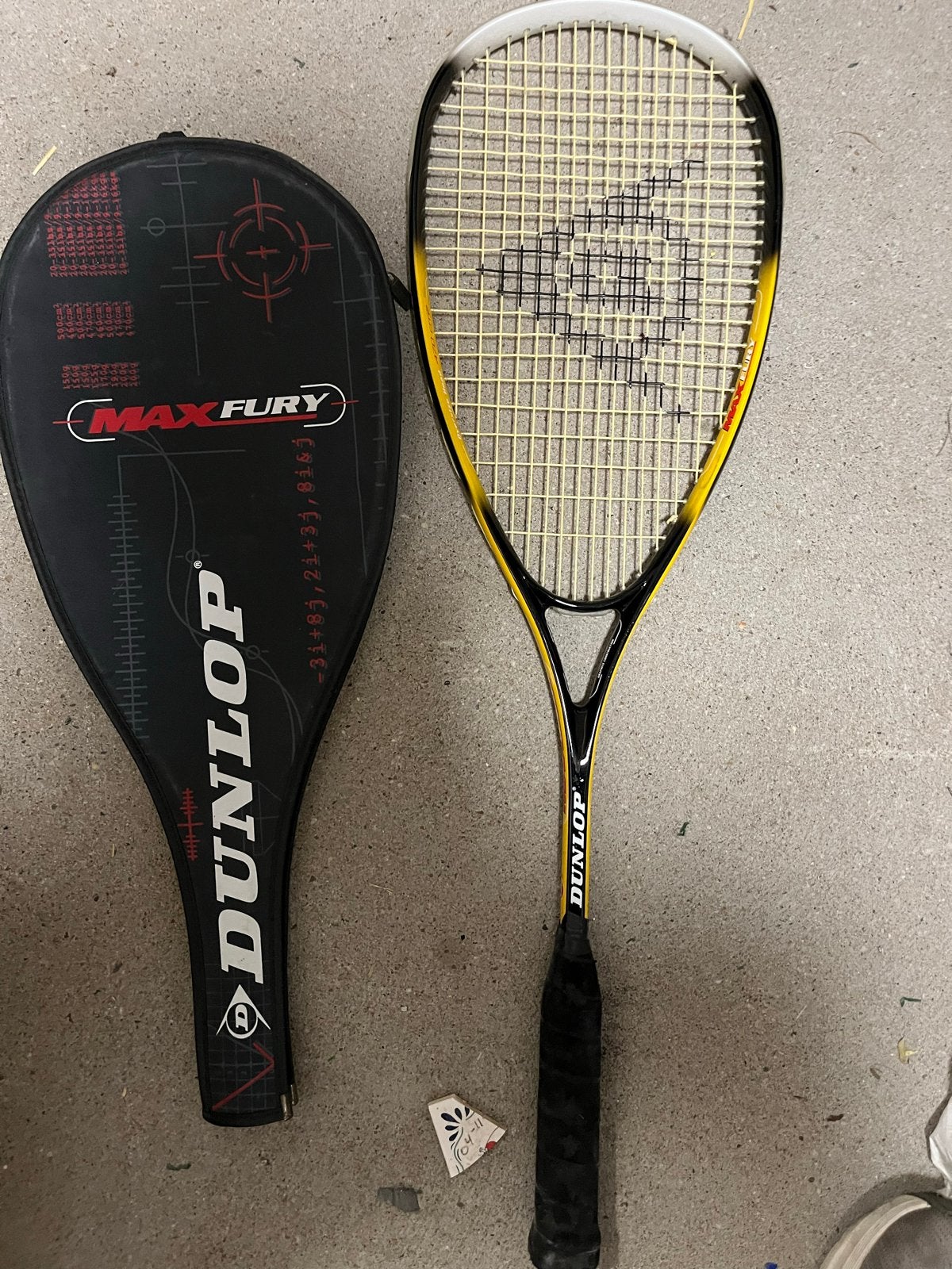 Diverse tennisrackets en squashrackets - Dunlop, Slazenger, Ophalen of Verzenden, Gebruikt, Racket, Dunlop