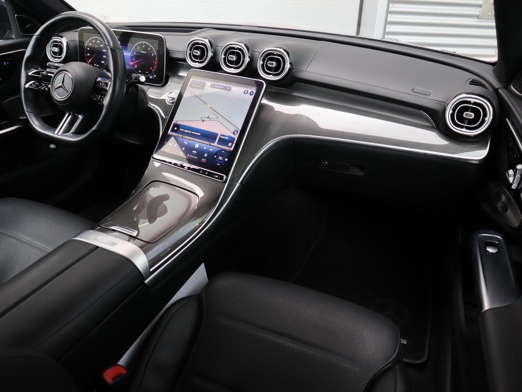 Mercedes-Benz C-klasse 200 4MATIC AMG Line, Auto's, Mercedes-Benz, 4 cilinders, Leder, Bedrijf, Vierwielaandrijving