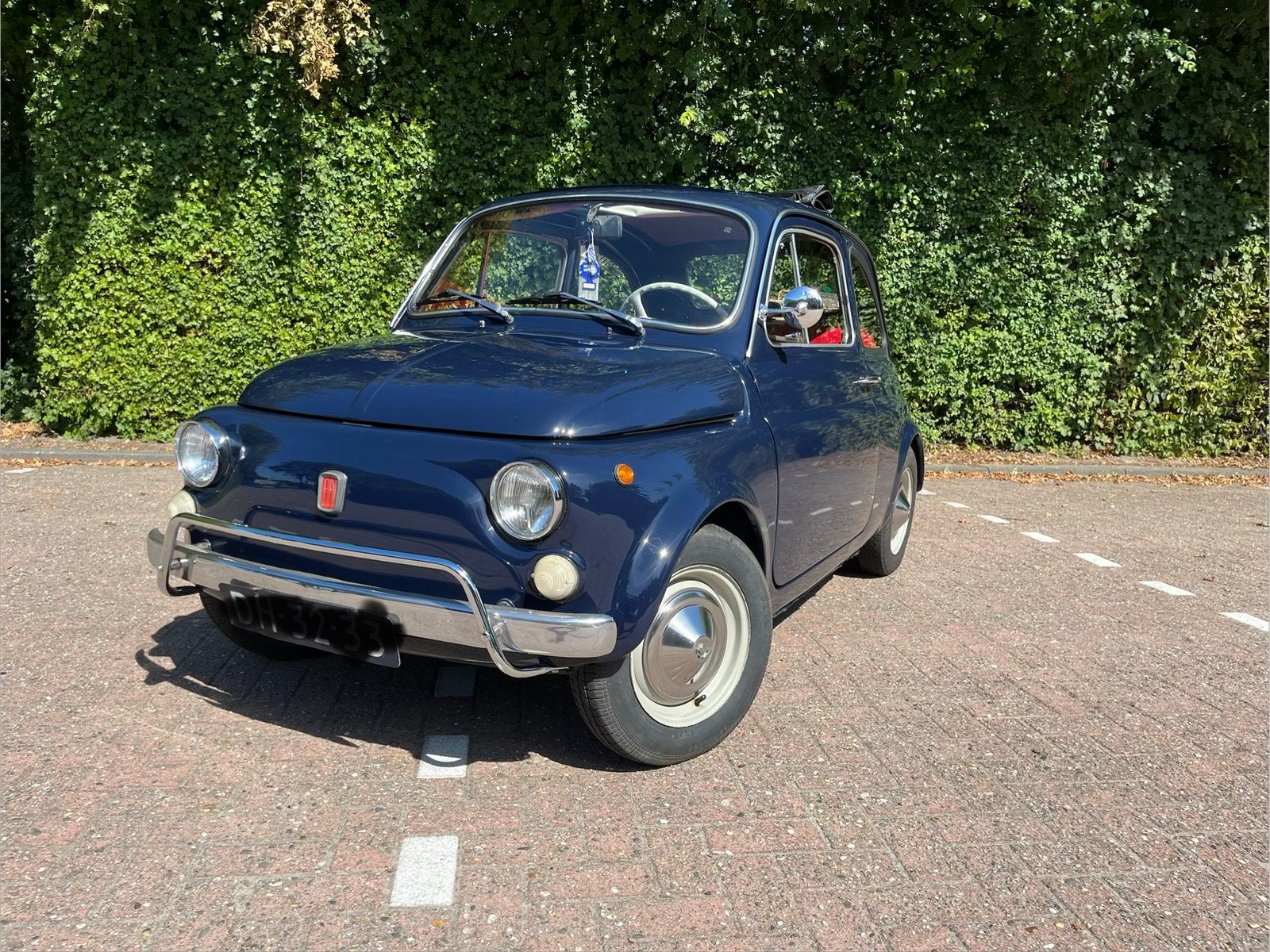 Fiat 500, Auto's, Overige carrosserieën, Blauw, Handgeschakeld, Particulier