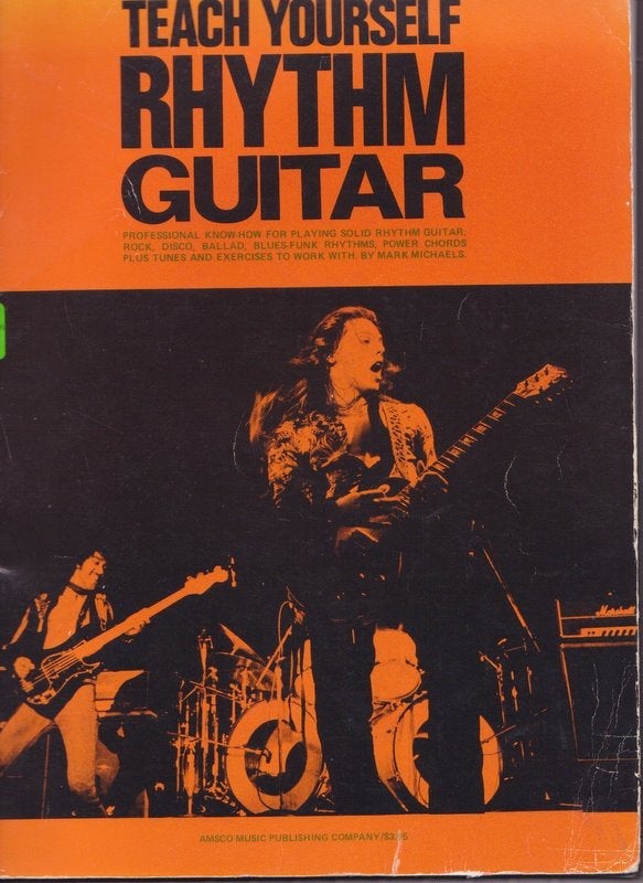 Gitaar: Teach yourself rhythm guitar--aanrader, Overige genres, Les of Cursus, Ophalen of Verzenden, Gitaar