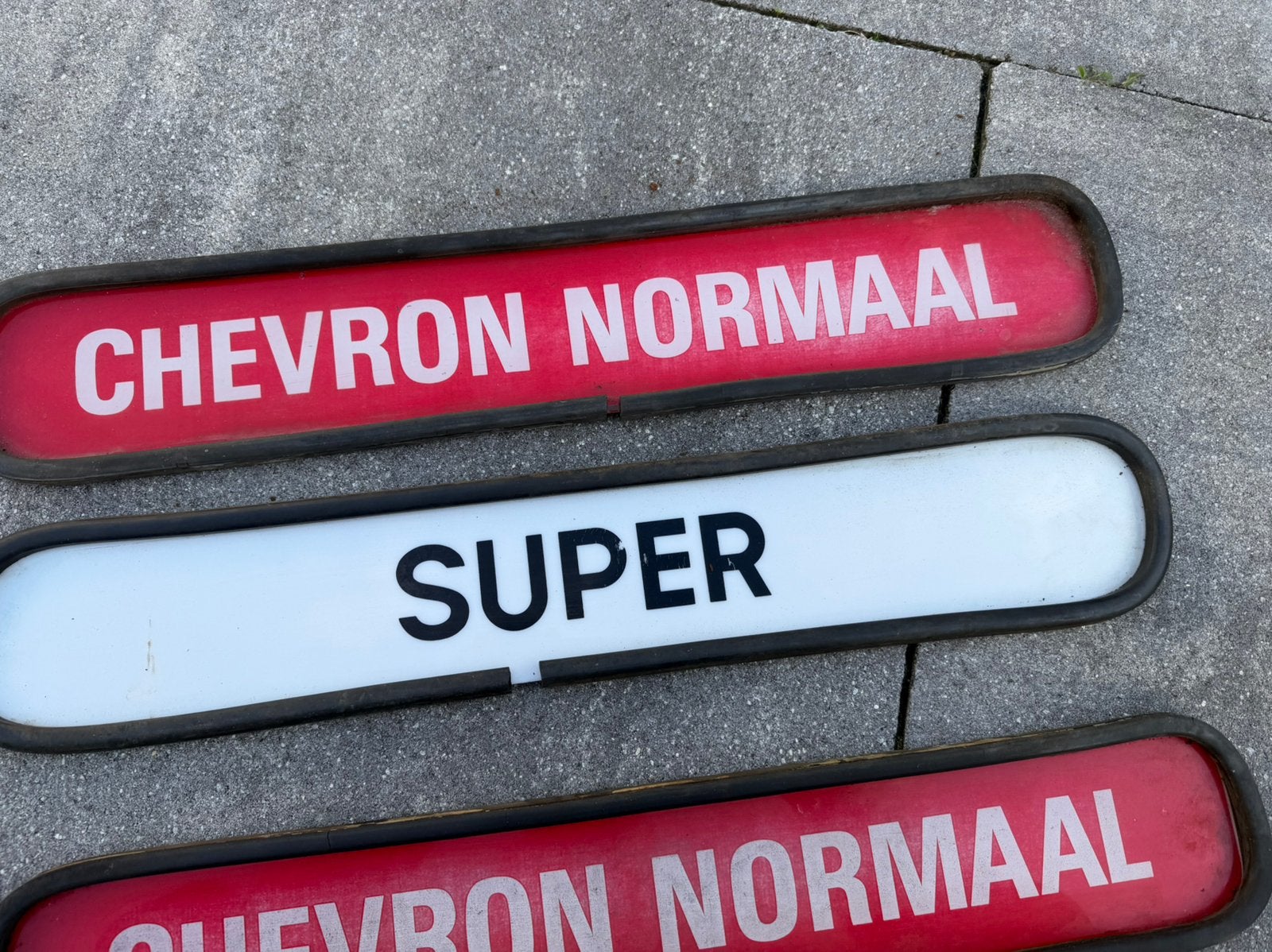 Chevron reclame, Reclamebord, Gebruikt, I, Ophalen of Verzenden