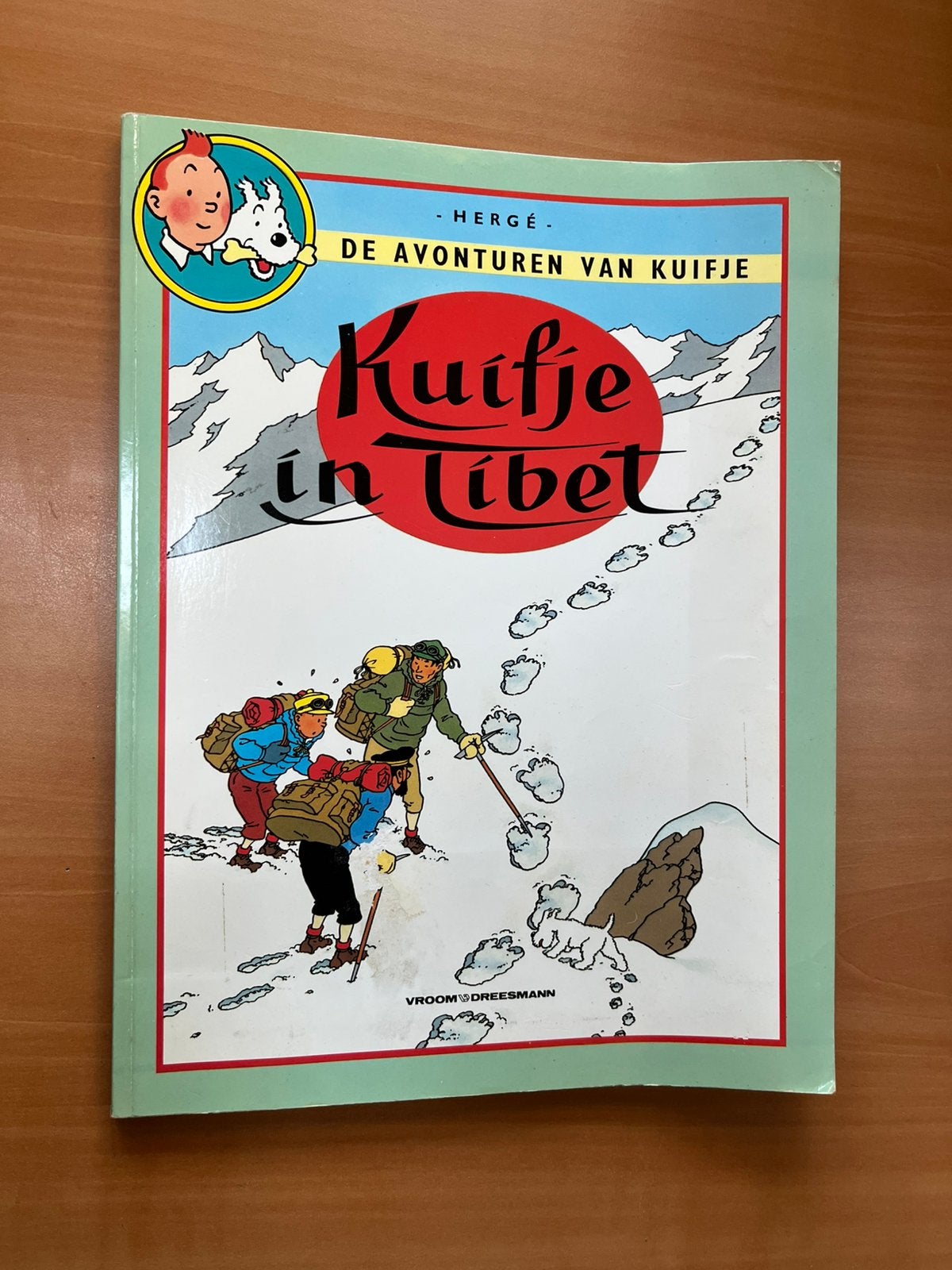 Zeldzaam Kuifje V&D Dubbelalbum (1986) – Tibet & Castafiore, Eén stripboek, Ophalen of Verzenden, Zo goed als nieuw
