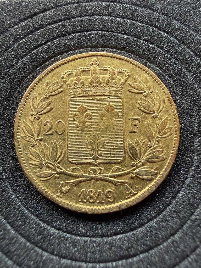 20 Franc 1819 A, Ophalen of Verzenden, Frankrijk, Losse munt, Goud