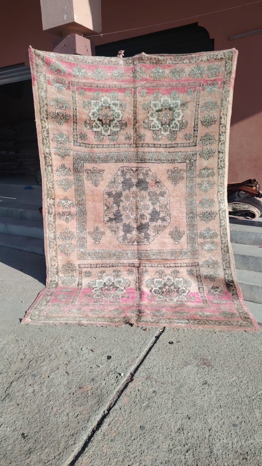 Handgeknoopt Berber kleden wol, Antiek en Kunst, Ophalen of Verzenden