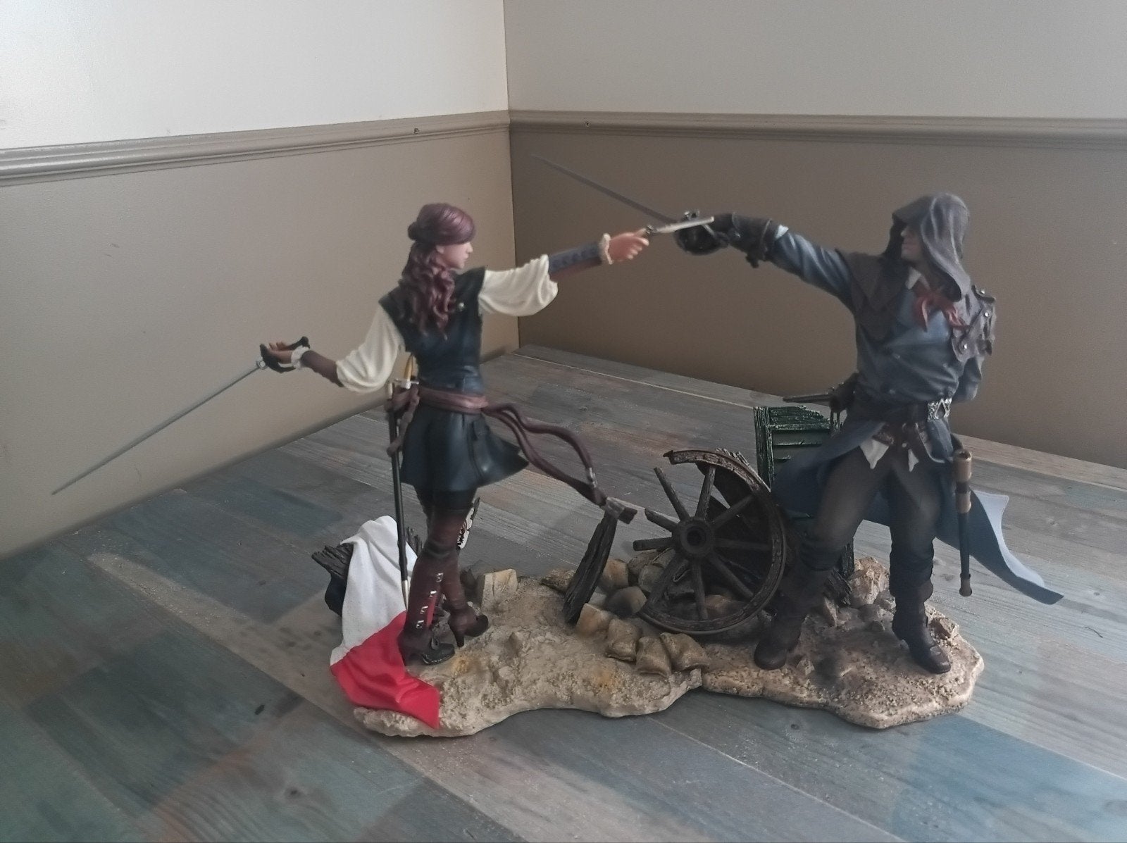 AC Unity Arno en Elise figurines., Spelcomputers en Games, Vanaf 18 jaar, 1 speler, Zo goed als nieuw, Ophalen
