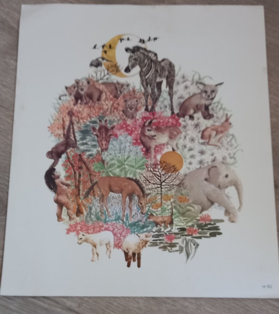 Tekening, Antiek en Kunst, Kunst | Tekeningen en Foto's, Ophalen of Verzenden